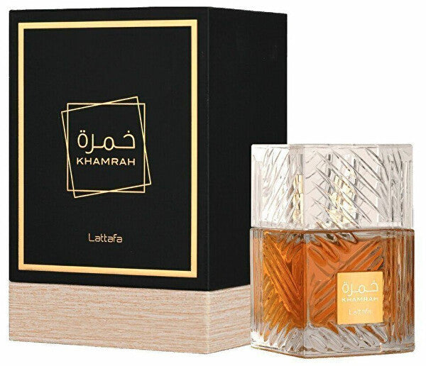 Khamrah Eau de Parfum Lattafa Perfumes Unisex 100 ml, vaniglia, dolce, caldo, speziato, legnoso, vaniglia